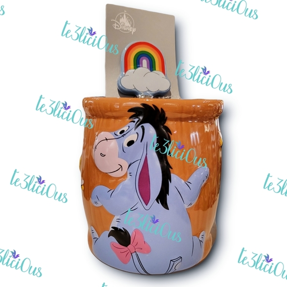 DISNEY PARKS EEYORE MUG WITH SPOON SET - Picture 2 of 6